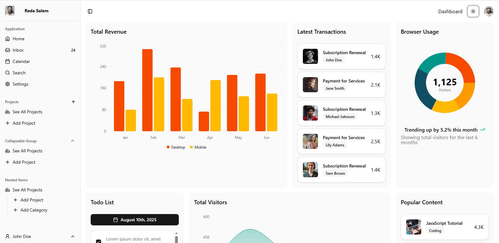 dashboard